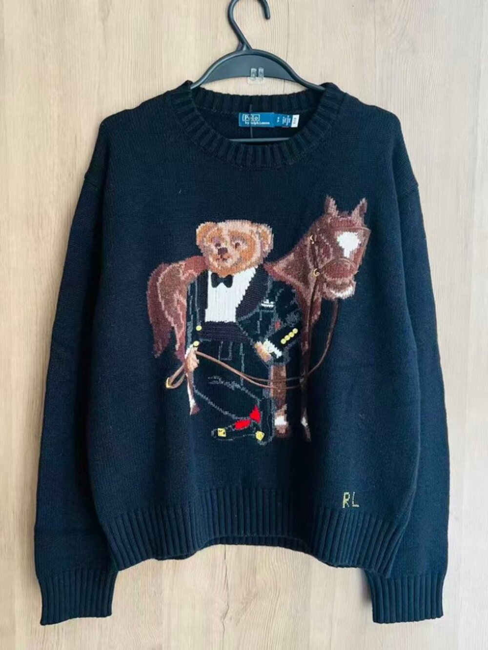 Polo RL Bear Horse Wool Cashmere Sweater